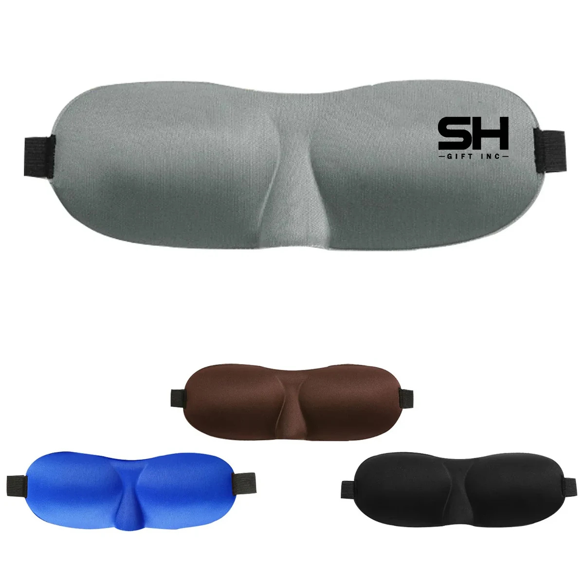 3D Contoured Blackout Eye Mask 1