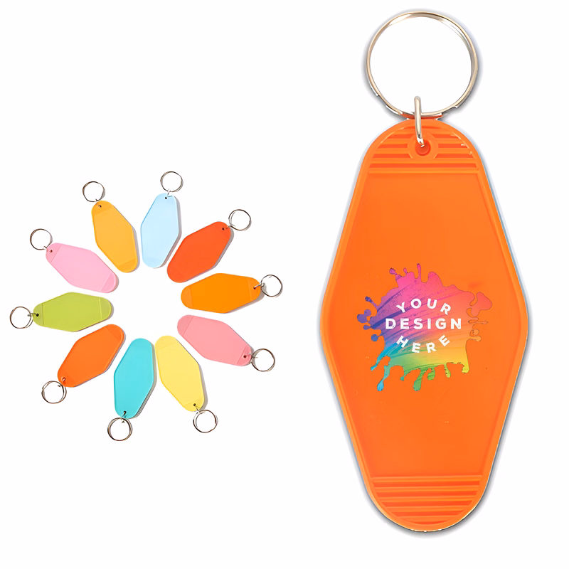 Retro Hotel Keychain