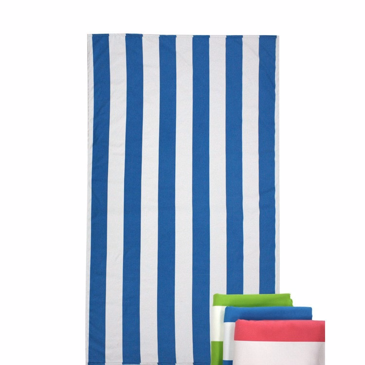 60" x 30" Custom Logo Microfiber Beach Blanket/Towel