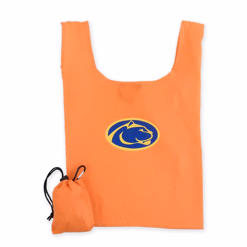 "Ripstop" Foldable Shopping Tote with Drawstring Pouch