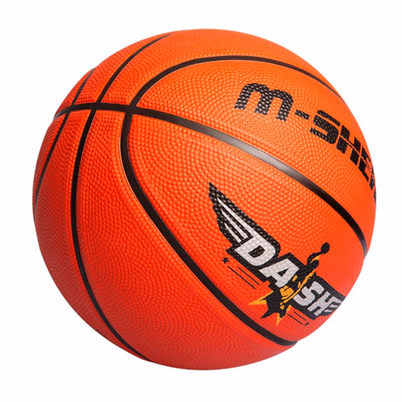 Standard size #7 rubber basketball