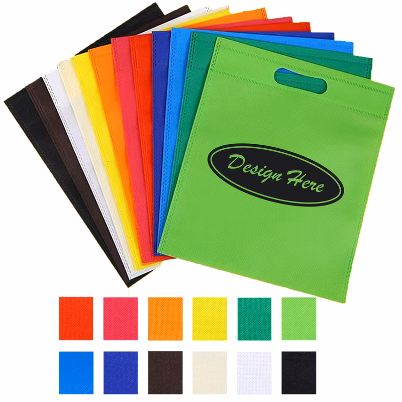 Customizable Non-Woven Shopping Bags with Flat Opening