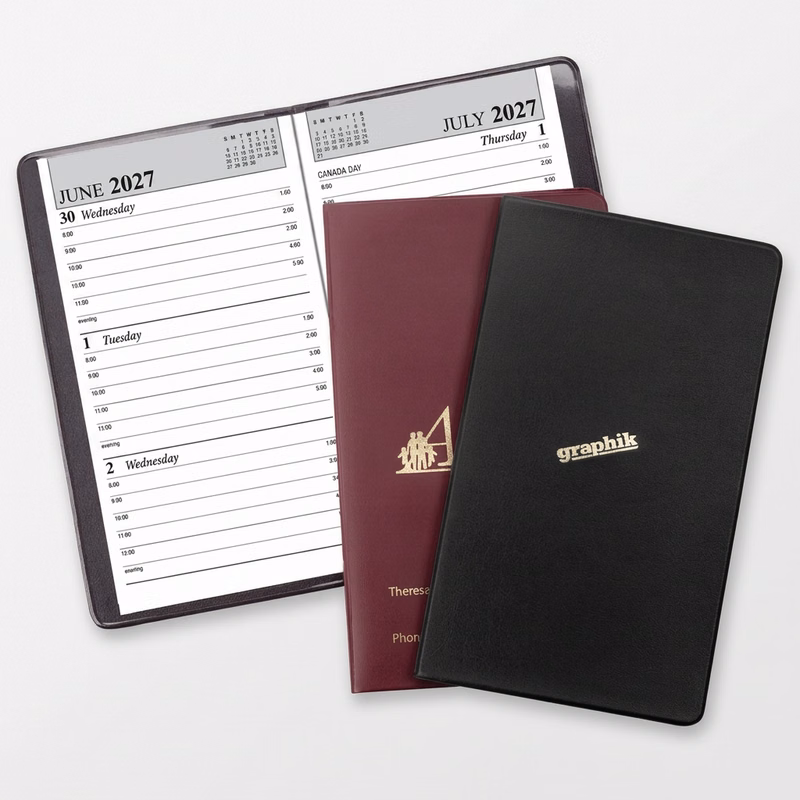 Week-at-a-Glance Pocket Planner - Classic Vinyl (USA Made)