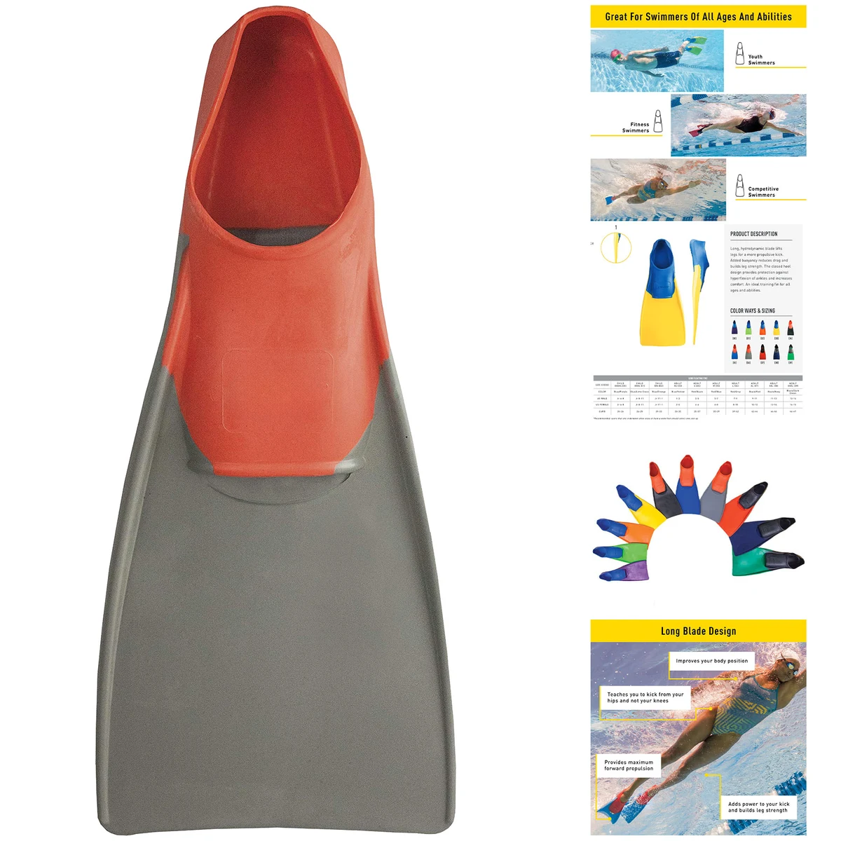 Long Floating Fins 1
