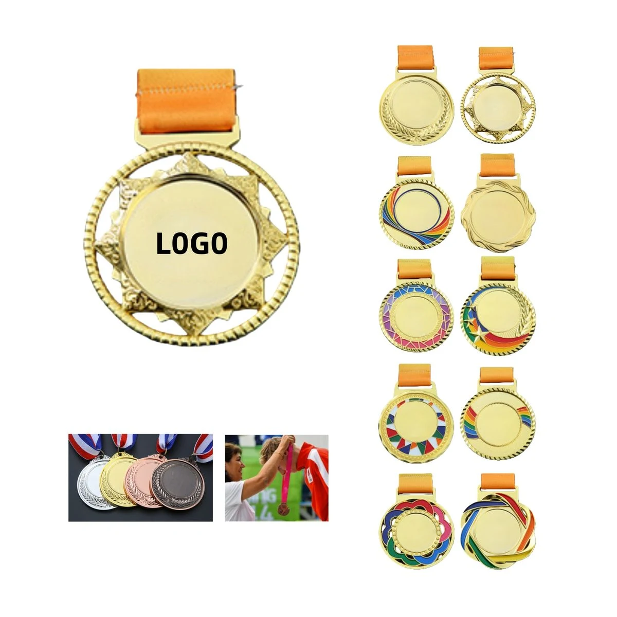Brand Promotional Memorial Medal Ribbon 1