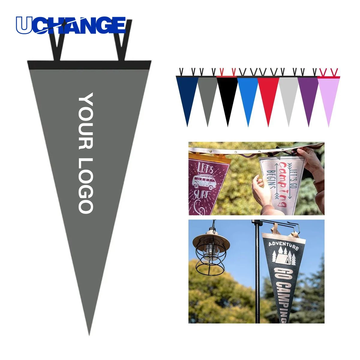 Felt Pennant Flag Full Color for Displays 1
