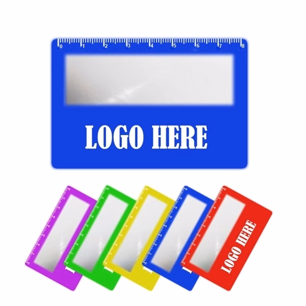 Portable PVC Card Magnifier