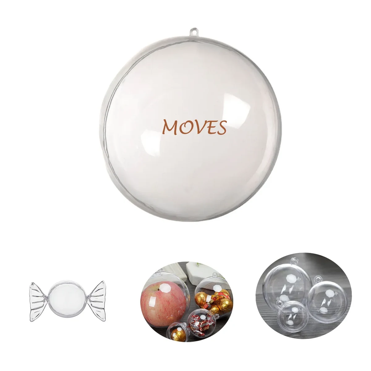 High transparent Christmas Tree Decorated Hollow Ball 1