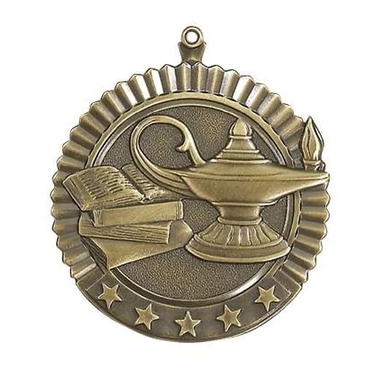 Knowledge Star Medal 2 3/4" 1