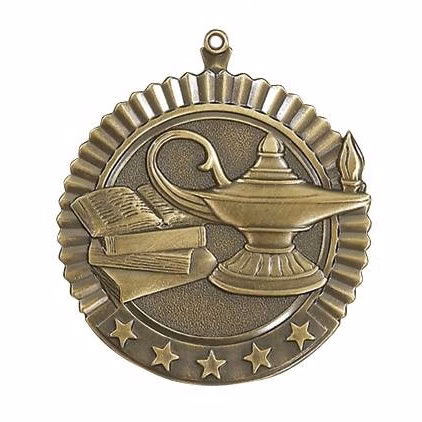 Knowledge Star Medal 2 3/4"