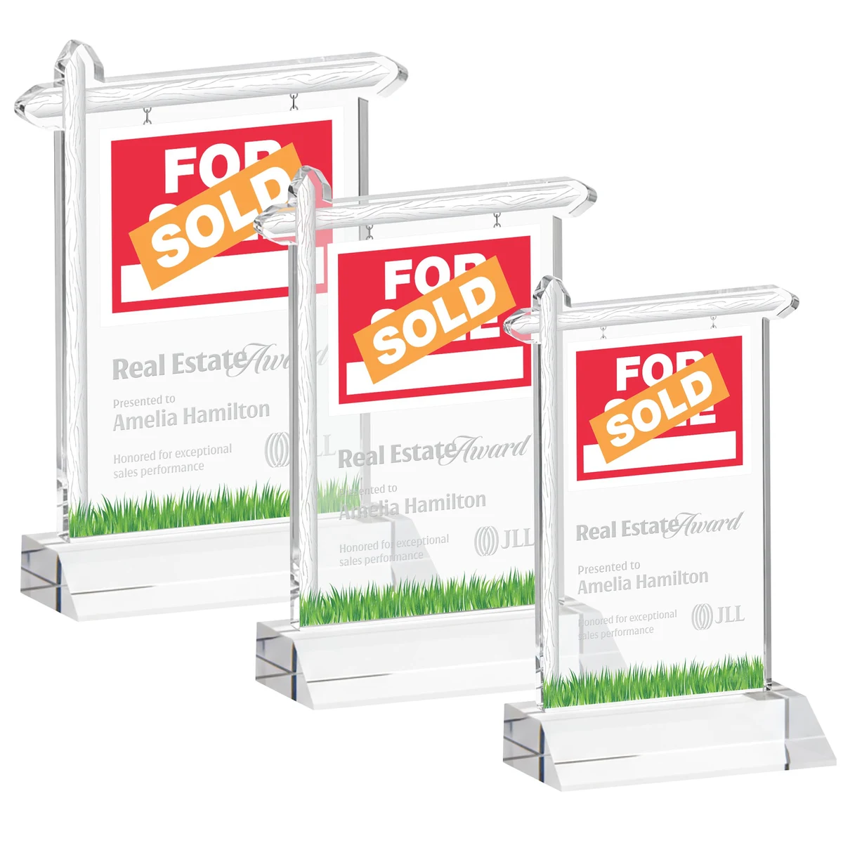 Real Estate Award - Clear 1