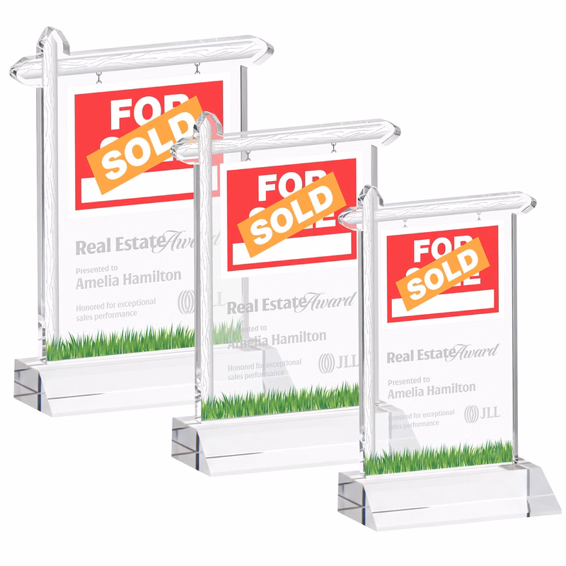 Real Estate Award - Clear