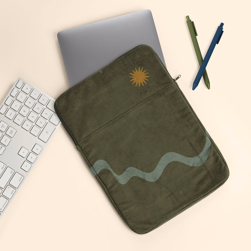 PORTRAIT LAPTOP SLEEVES - CORDUROY - SMALL - 13"