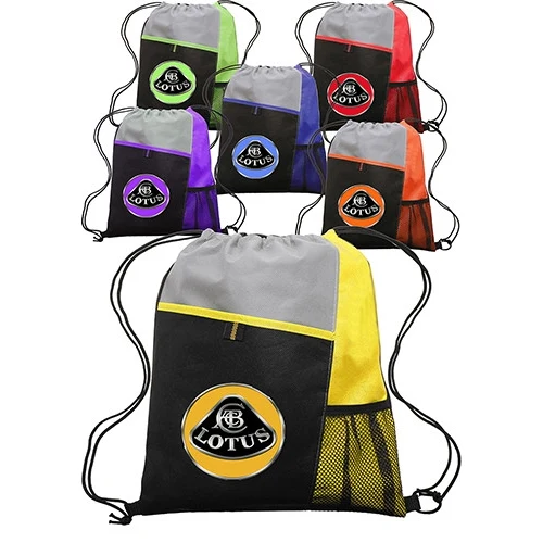 Non-Woven Drawstring Backpack - 13" W x 15" H 1