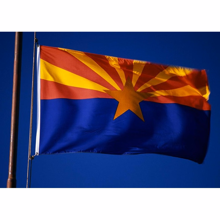 Arizona State Flag - 2' x 3' - Nylon