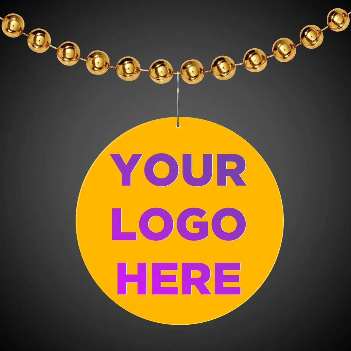 Gold 2 1/2" Medallion Badge(Digi Print) 1