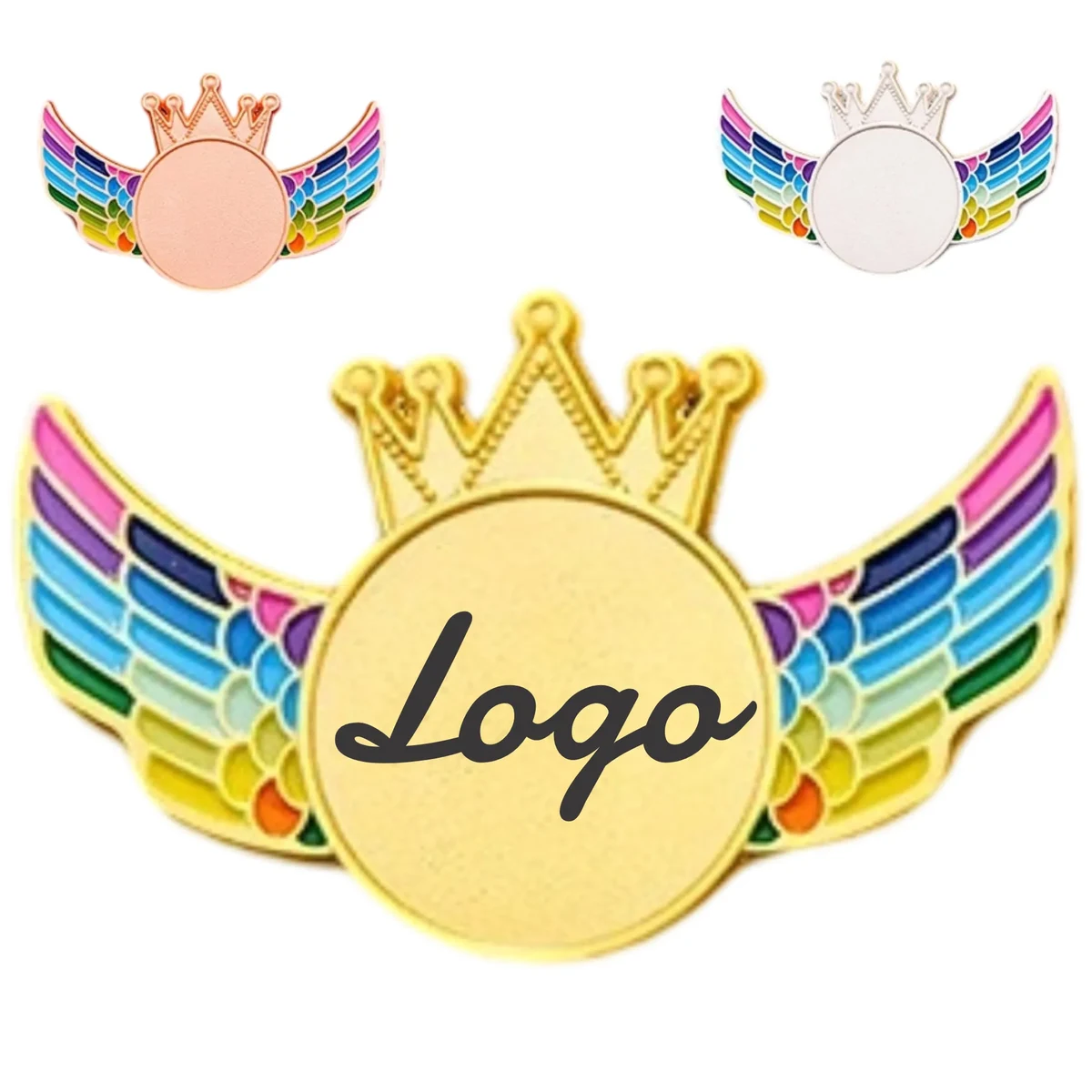 Crown - Winged Badge for Premium Brand Promotion 1