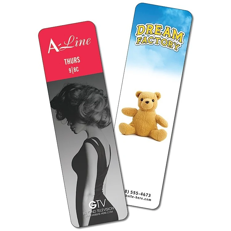 Plastic Bookmark - 2x7 Laminated - 30 pt. 1