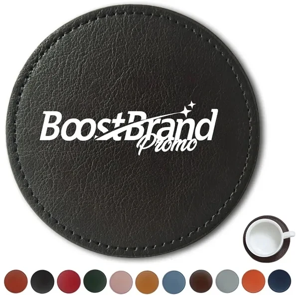 Custom Round Cork Coasters 3.94 inch — Full-Color Sustainable Drinkware Protection 1