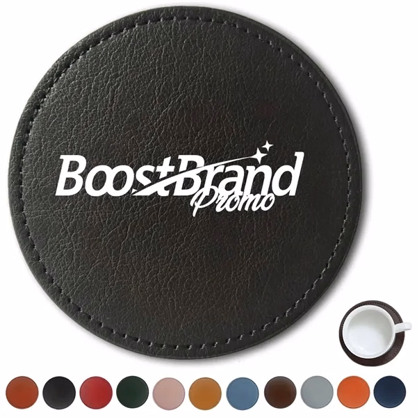 Custom Round Cork Coasters 3.94 inch — Full-Color Sustainable Drinkware Protection