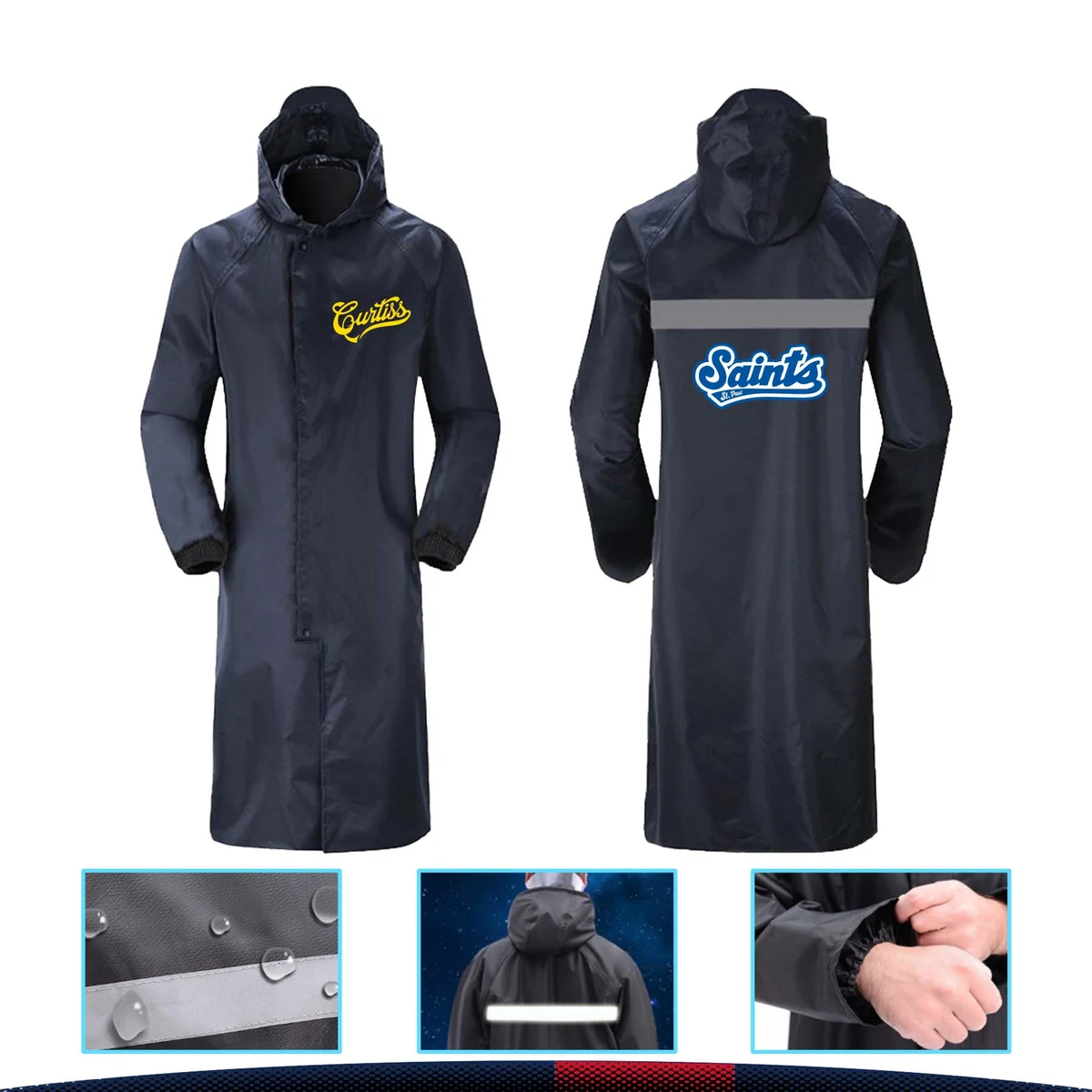 Reflective Oxford Rain Jacket 1
