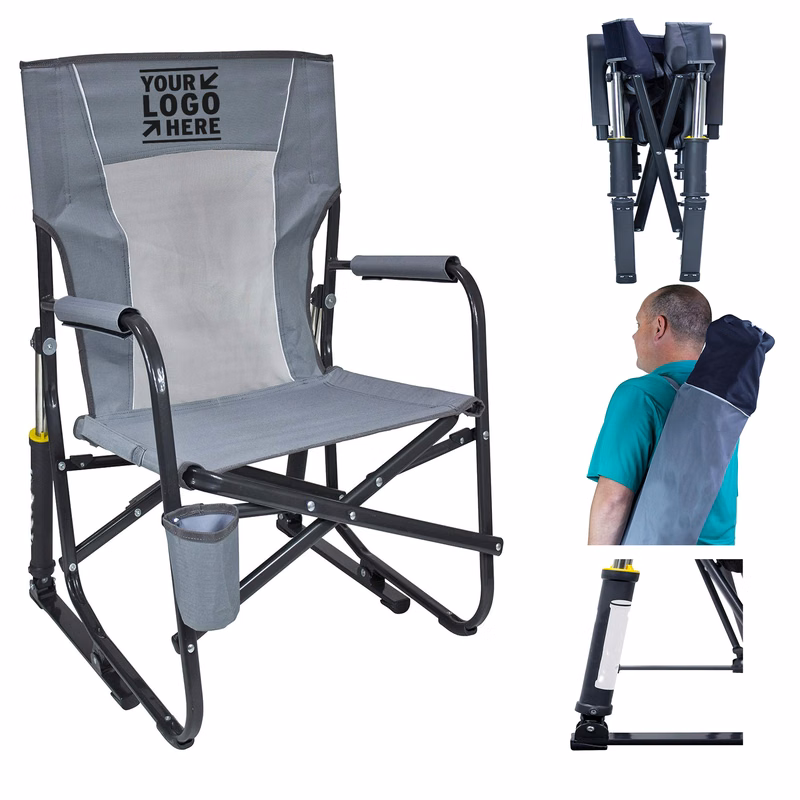 Outdoor Camping FirePit Low Rocking Chair