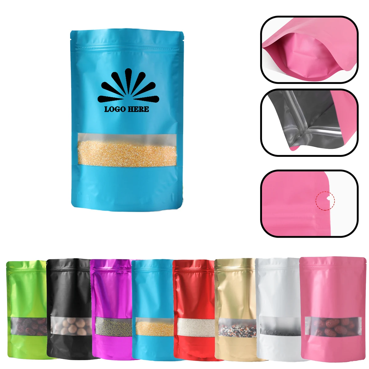 MOQ 20 PCS Custom Foil Bags 1