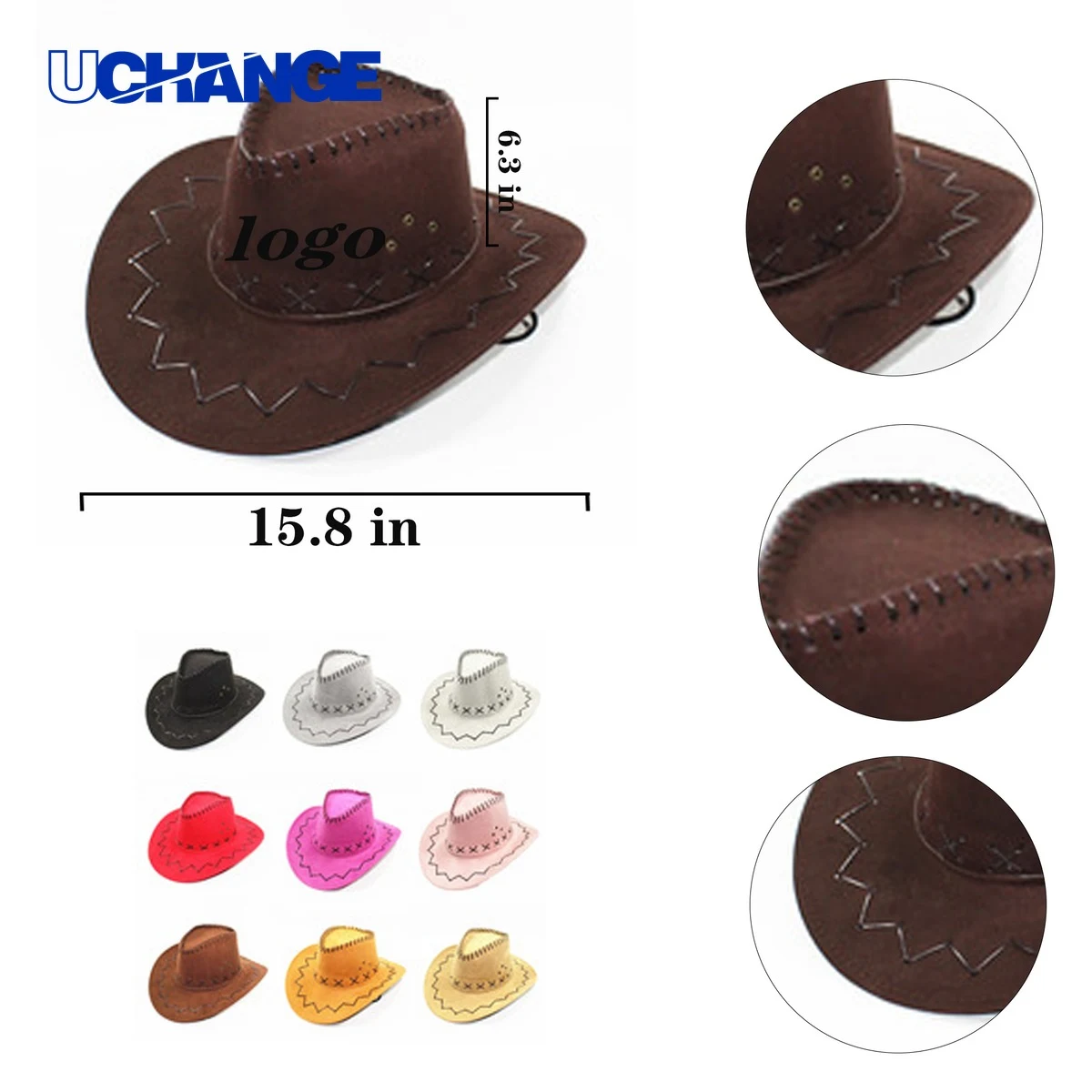 Western Cowboy Sunshade Hat 1