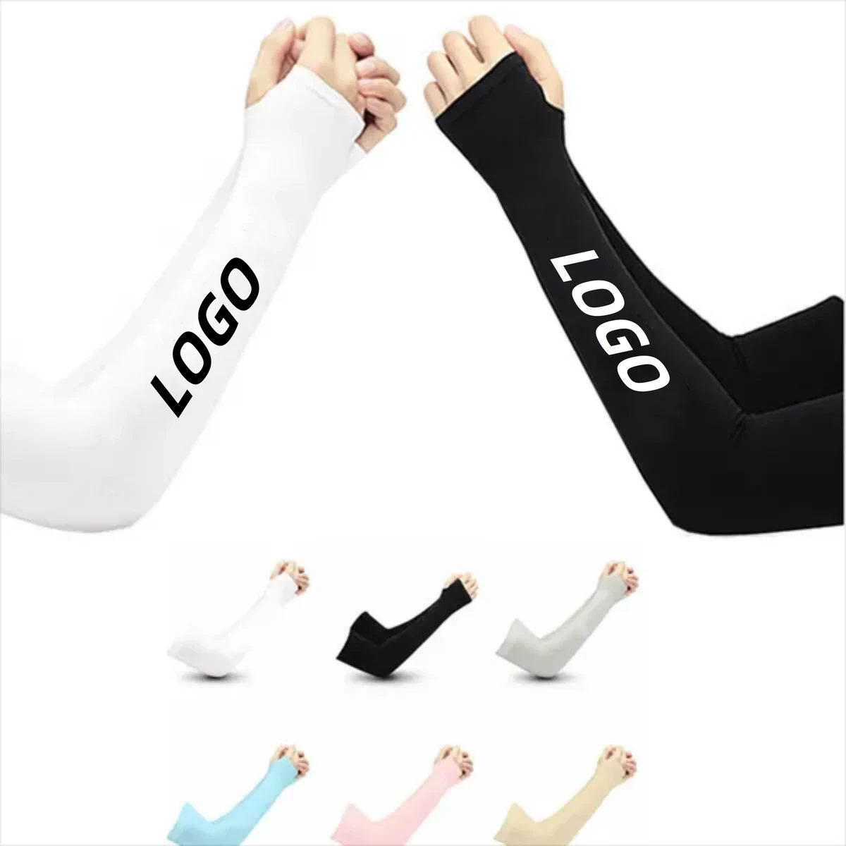 Sun Protection Cooling Sleeves Sunblock Arm Cover 1