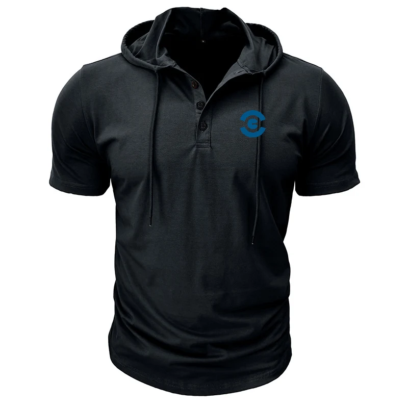 Hooded Short-sleeved T-shirt XL 1