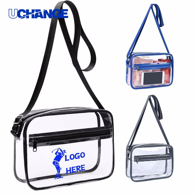 Clear PVC Sling Crossbody Bag