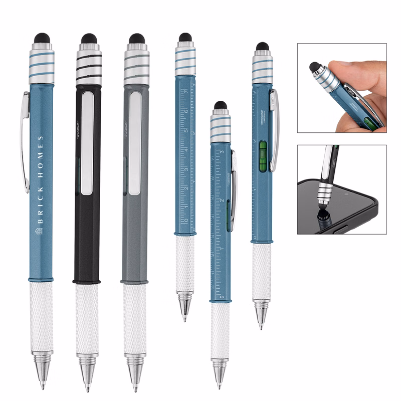 rABS Spin Top Stylus Ruler Pen
