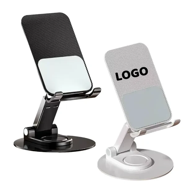 Aluminum Adjustable Desktop Phone Stand with Anti-Slip Base 1