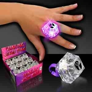 Lighted LED Glow Jewel Ring 1
