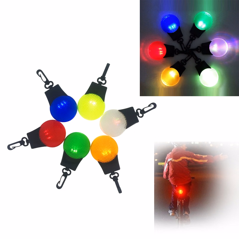 Cycling Safety Warning Led Reflector Keychain