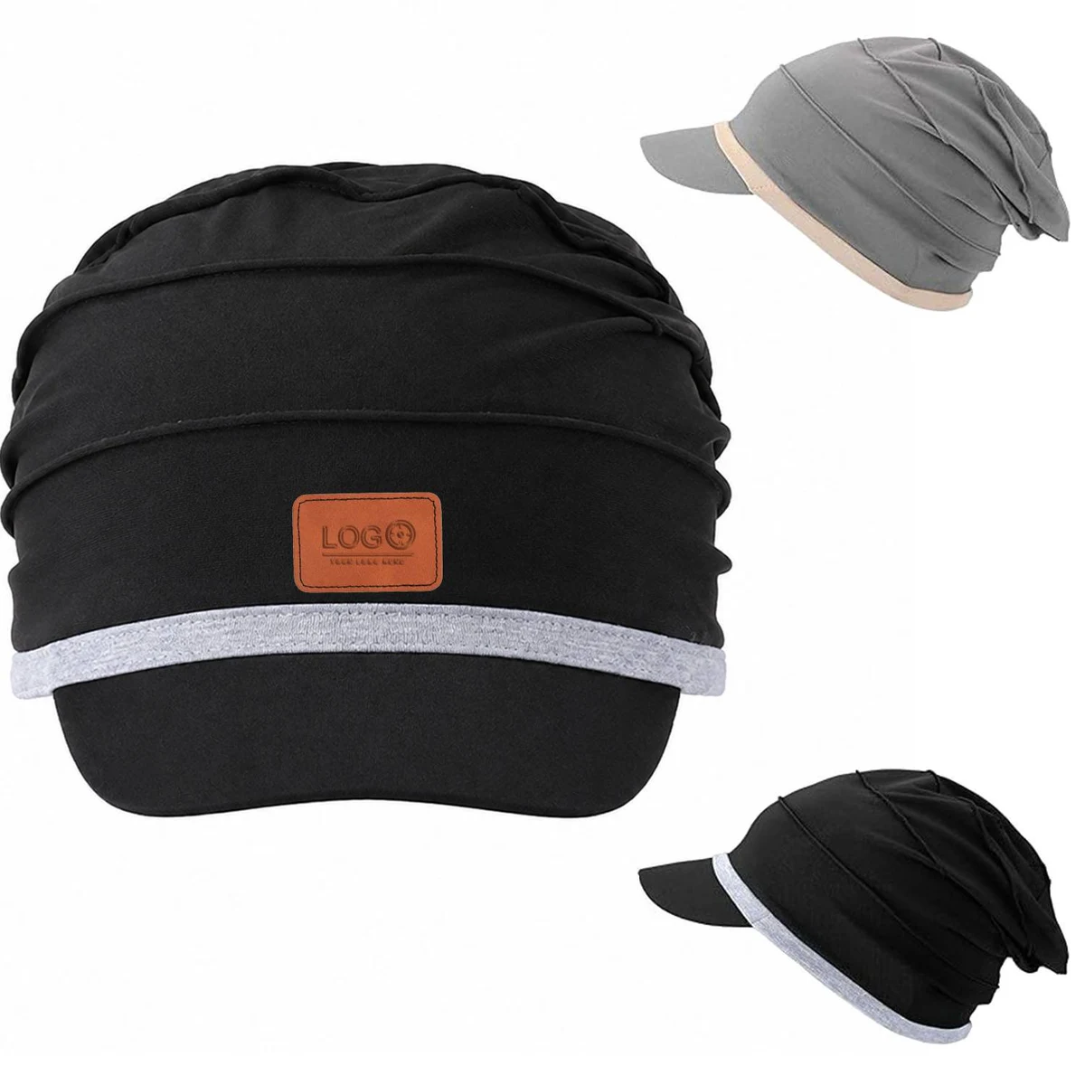 Color Block Soft Brim Cotton Baseball Cap 1