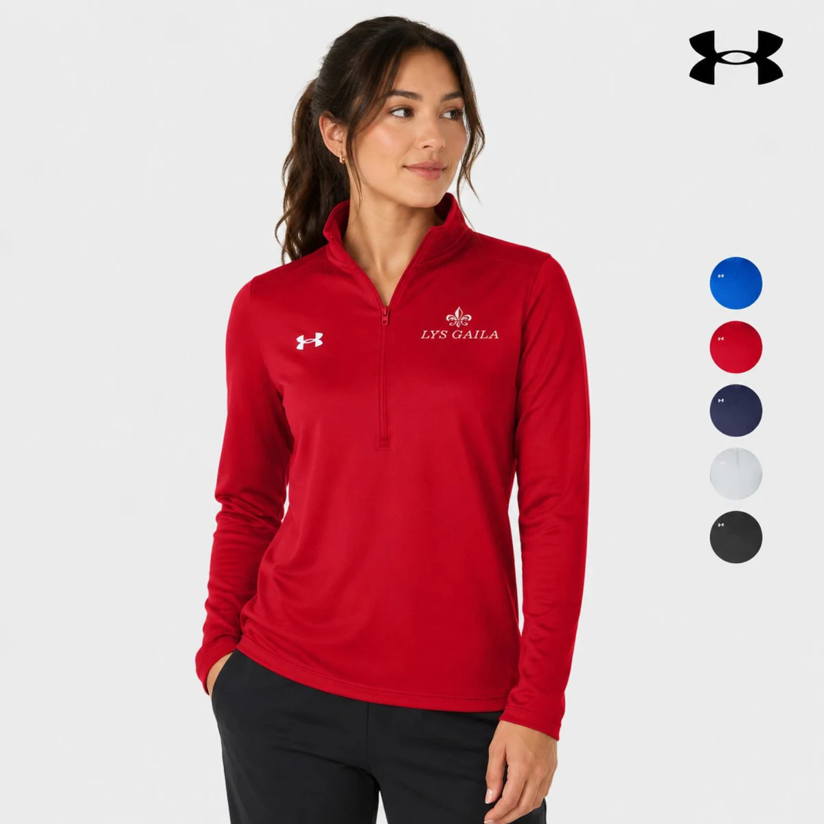 Under Armour Ladies' Team Tech Half-Zip 1