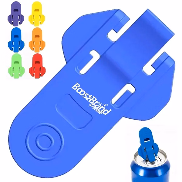 Custom Ergonomic Dual-Action Can Tab & Bottle Opener — Beverage Brand Giveaway