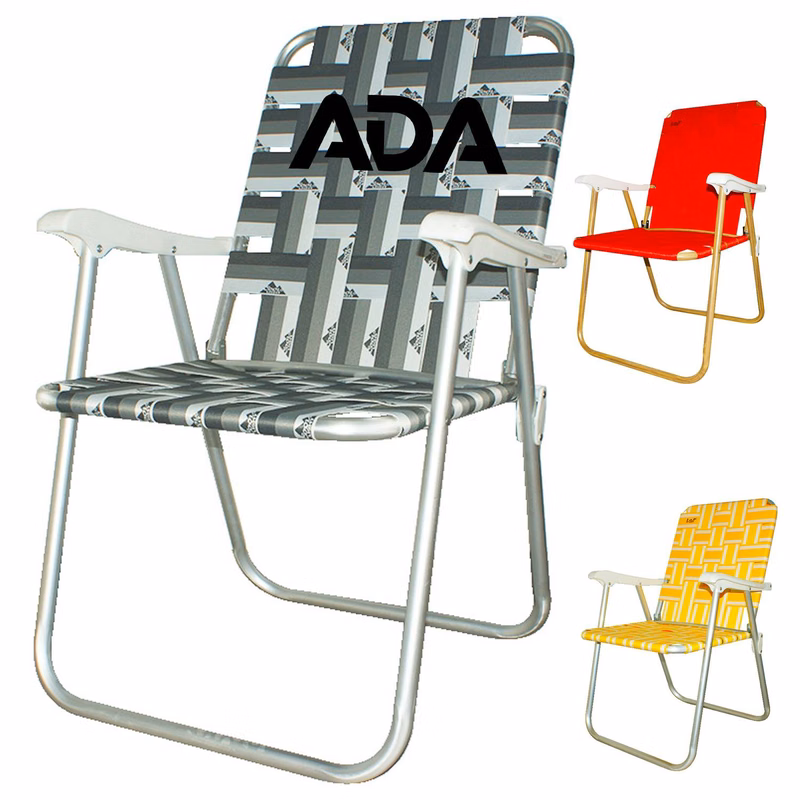 Folding Aluminum Outdoor High-Back Chair