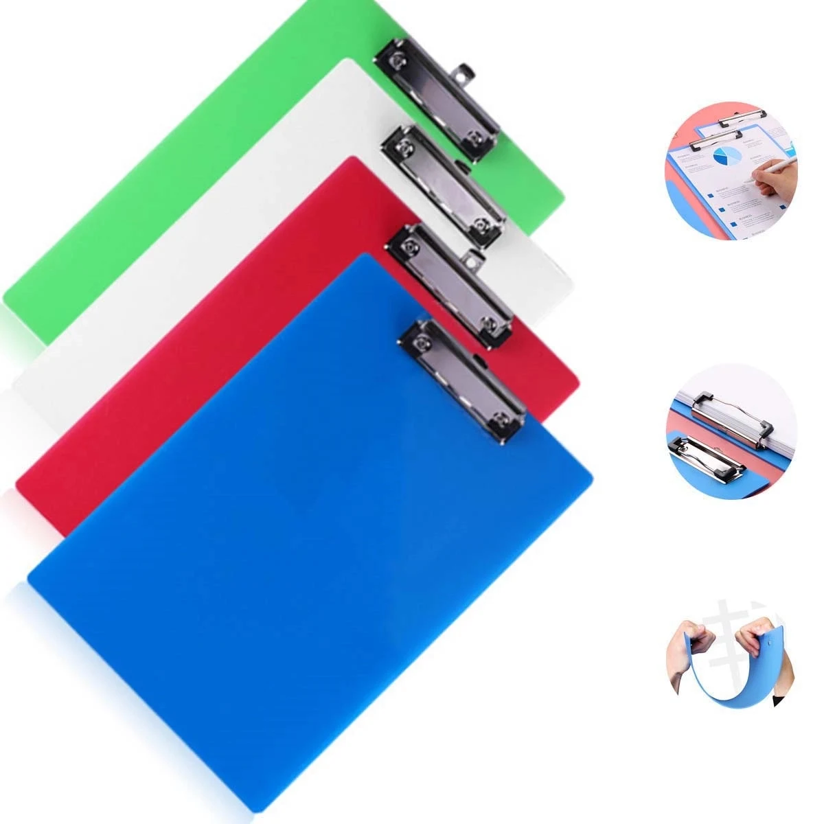 A4 Plastic Clipboards With Profile Clip 1