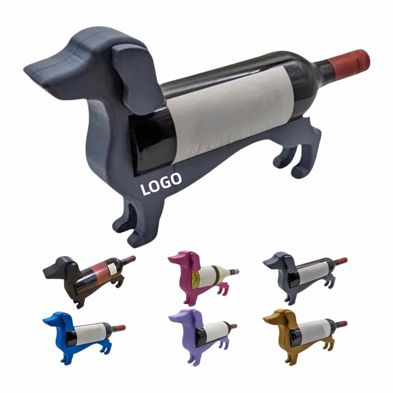 Lifelike Sausage Dog Wine Rack