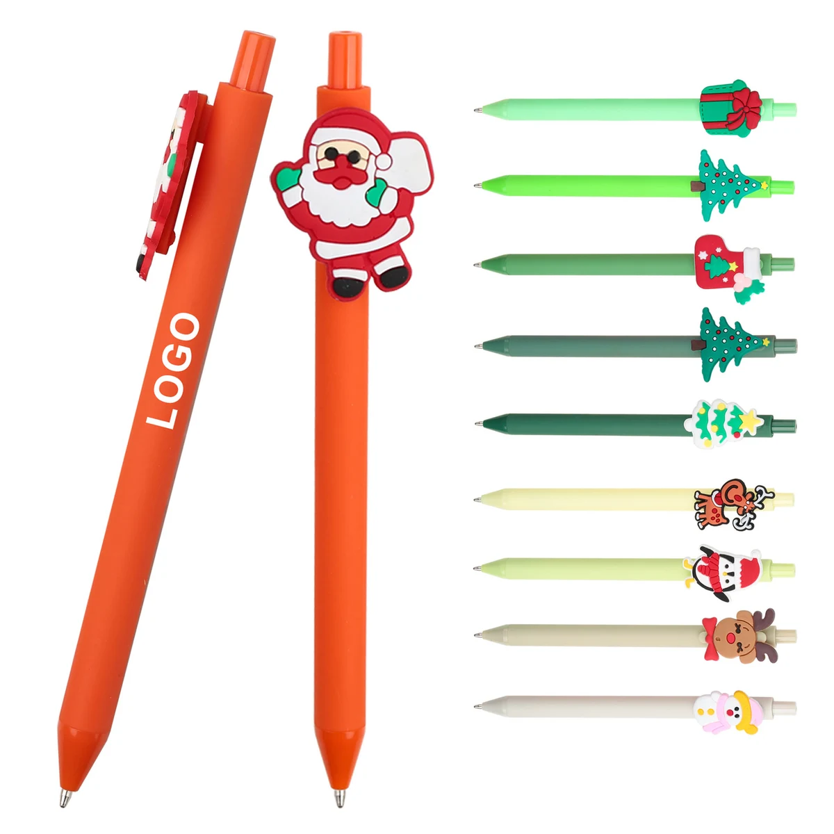 Christmas Reindeer Cartoon Holiday Ballpoint Pen 1