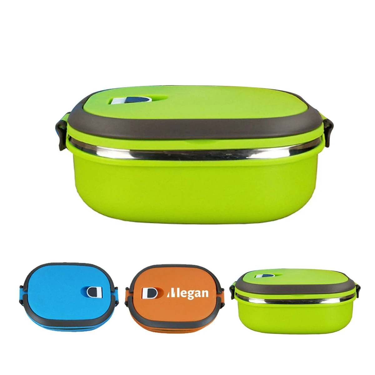 Student Adult Rectangular Sealed Plastic Steel Bento Box 1