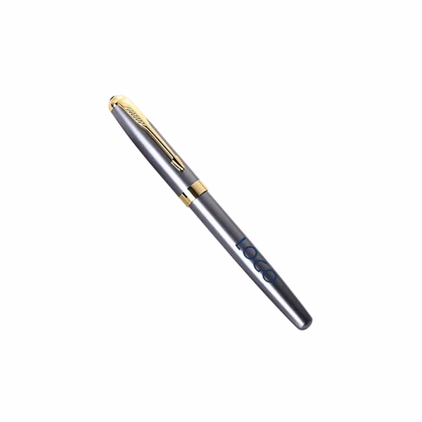 Custom Metal Fine Nib Fountain Pen — Executive Promotional Writing Instrument