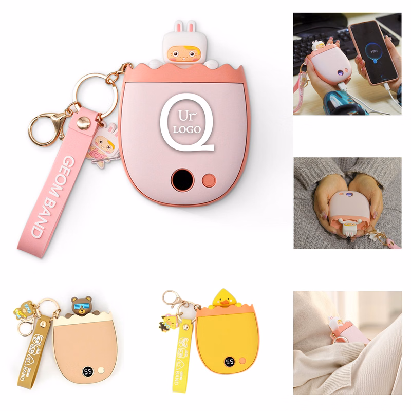 Hand Warmer Power Bank W/Keyring