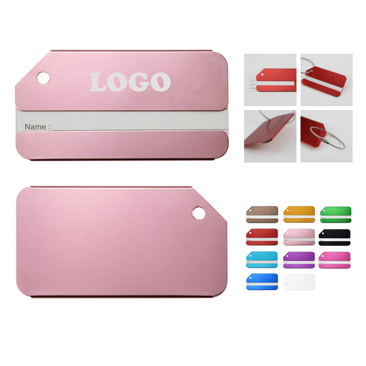 MOQ 50 pcs Personalized Travel Tags 1