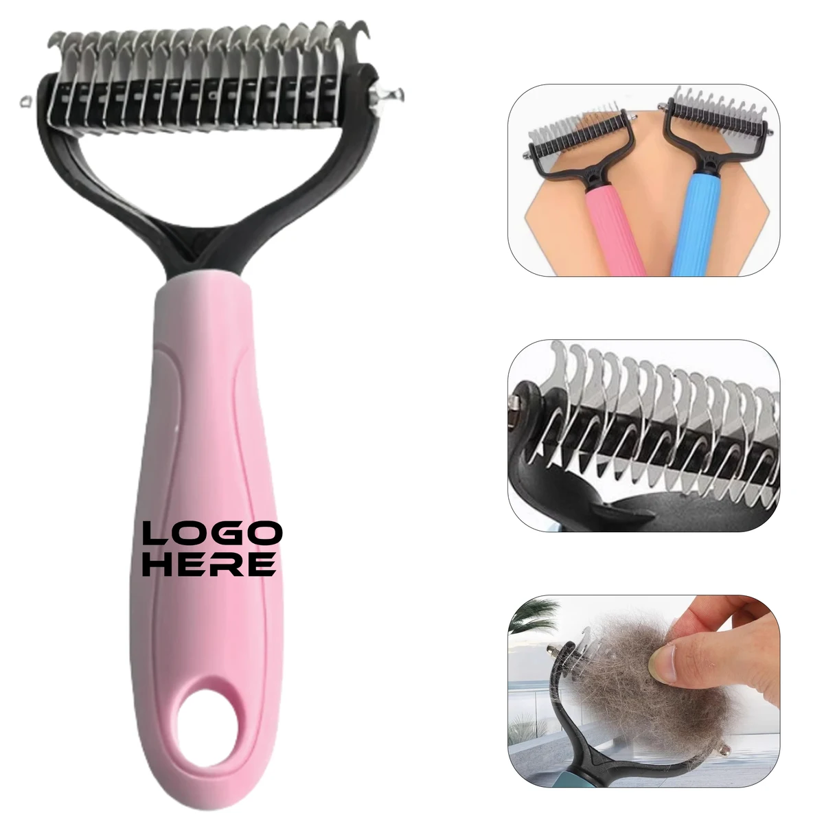 Pet Grooming Brush-Double Sided Blades 1