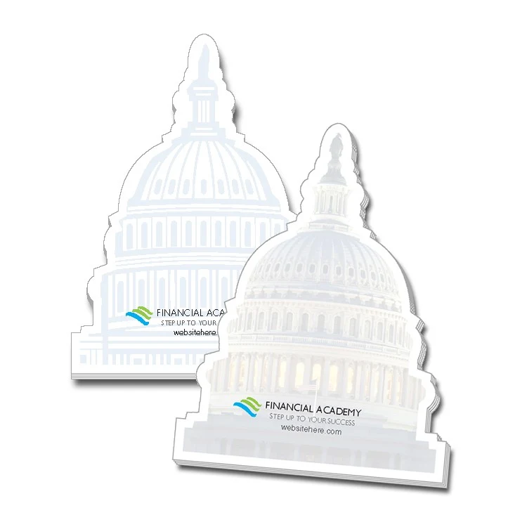 Adhesive Note Shape - Capitol Dome (3.75x4.875) - 25 Sheets 1