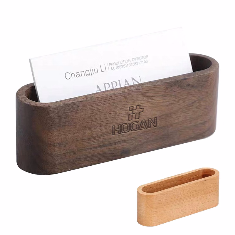 Wood Business Card Holder