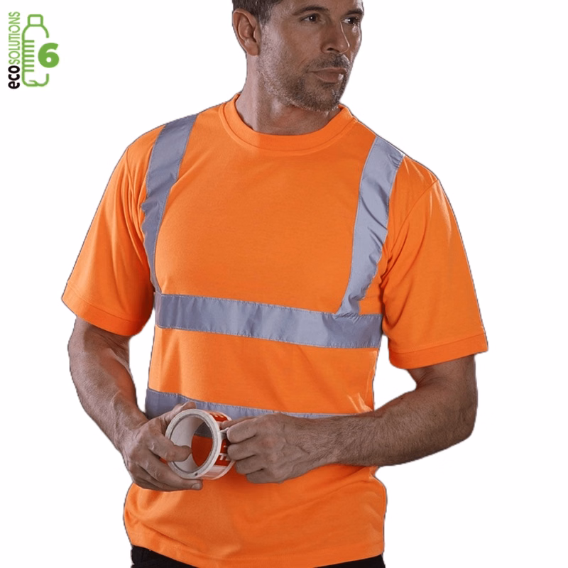Class 2 rPET Moist Wicking Reflective Safety Tee Shirt
